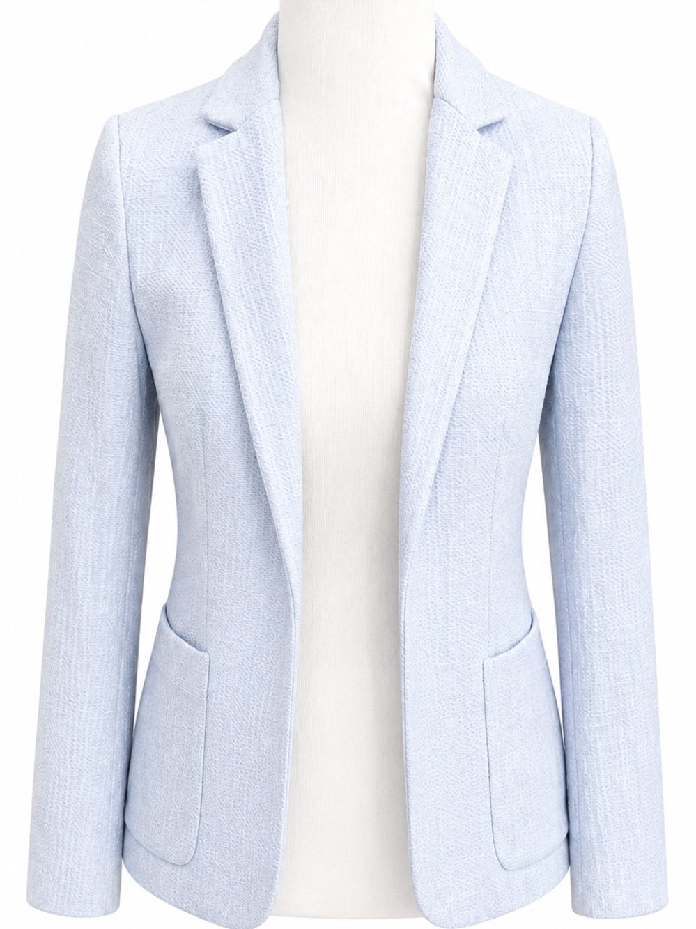 Zara Pale Blue Tailored Women's Blazer XS